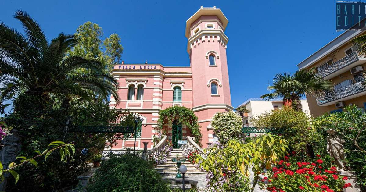 Bari, Villa Lucia: la dimora liberty pi� suggestiva e fiabesca di corso Alcide de Gasperi